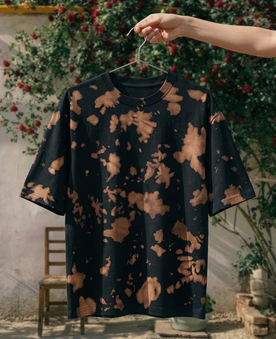 Shadow Ember-Unisex Tie Dye Oversized T-Shirt