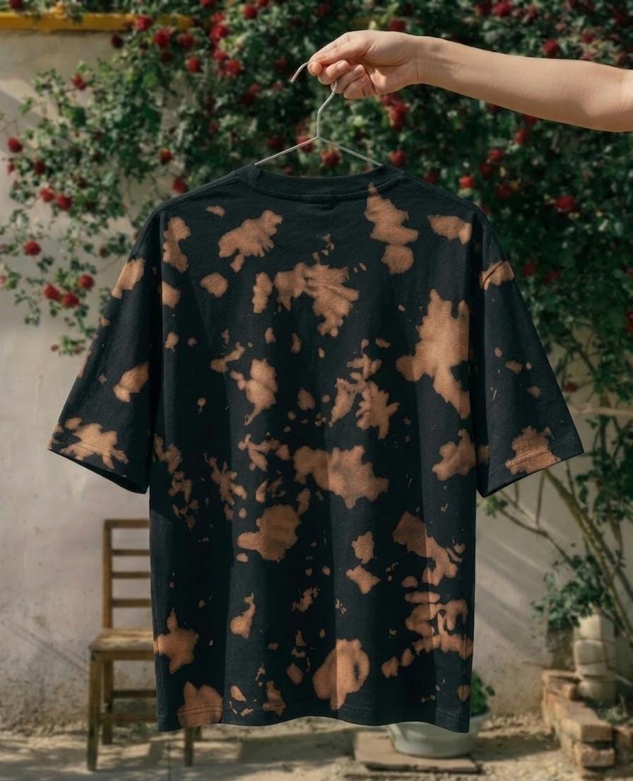 Shadow Ember-Unisex Tie Dye Oversized T-Shirt