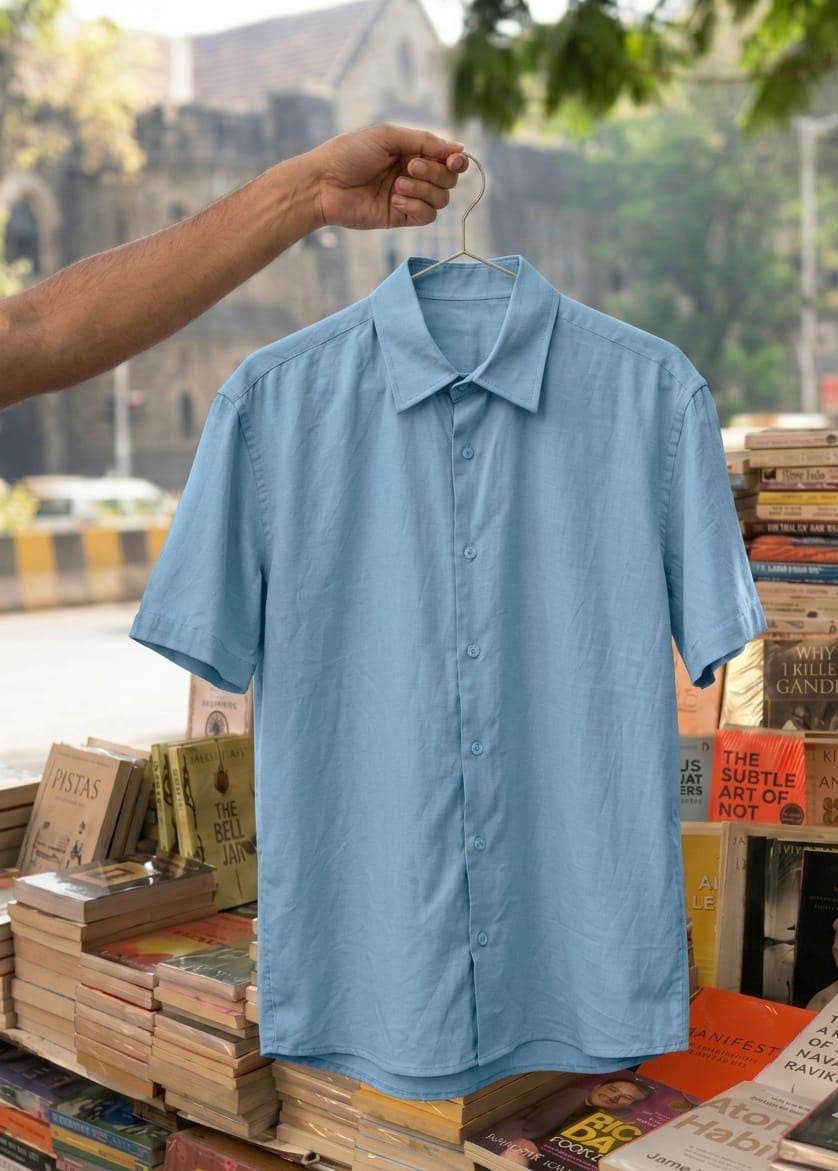 Sky Breeze Flow-Unisex Oversized Shirt