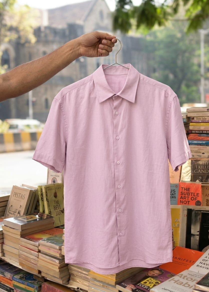 Blush Whisper Wave-Unisex Oversized Shirt