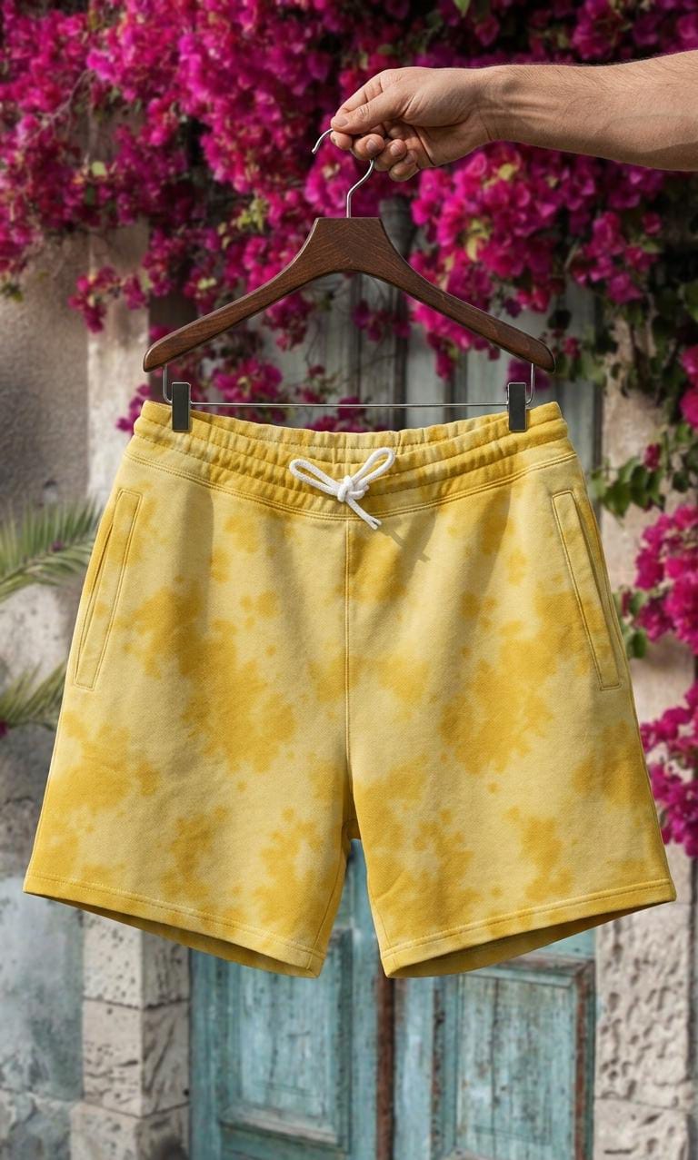 Solar Flare-Unisex Tie Dye Shorts