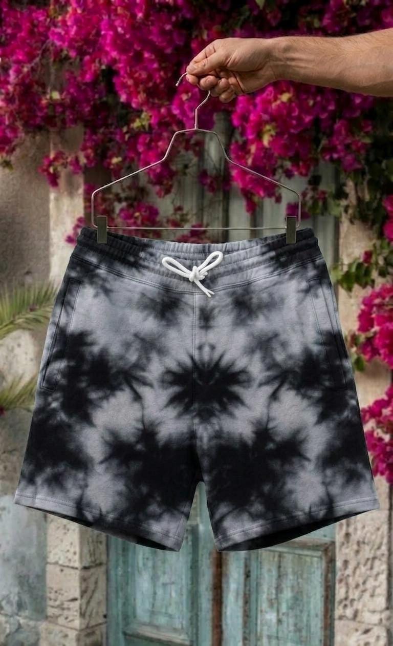 Cosmic Drift-Unisex Tie Dye Shorts