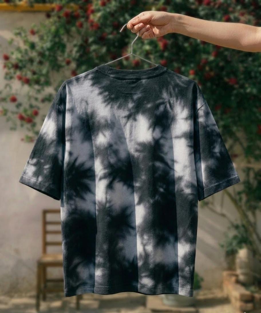 Cosmic Drift-Unisex Tie Dye Oversized T-Shirt