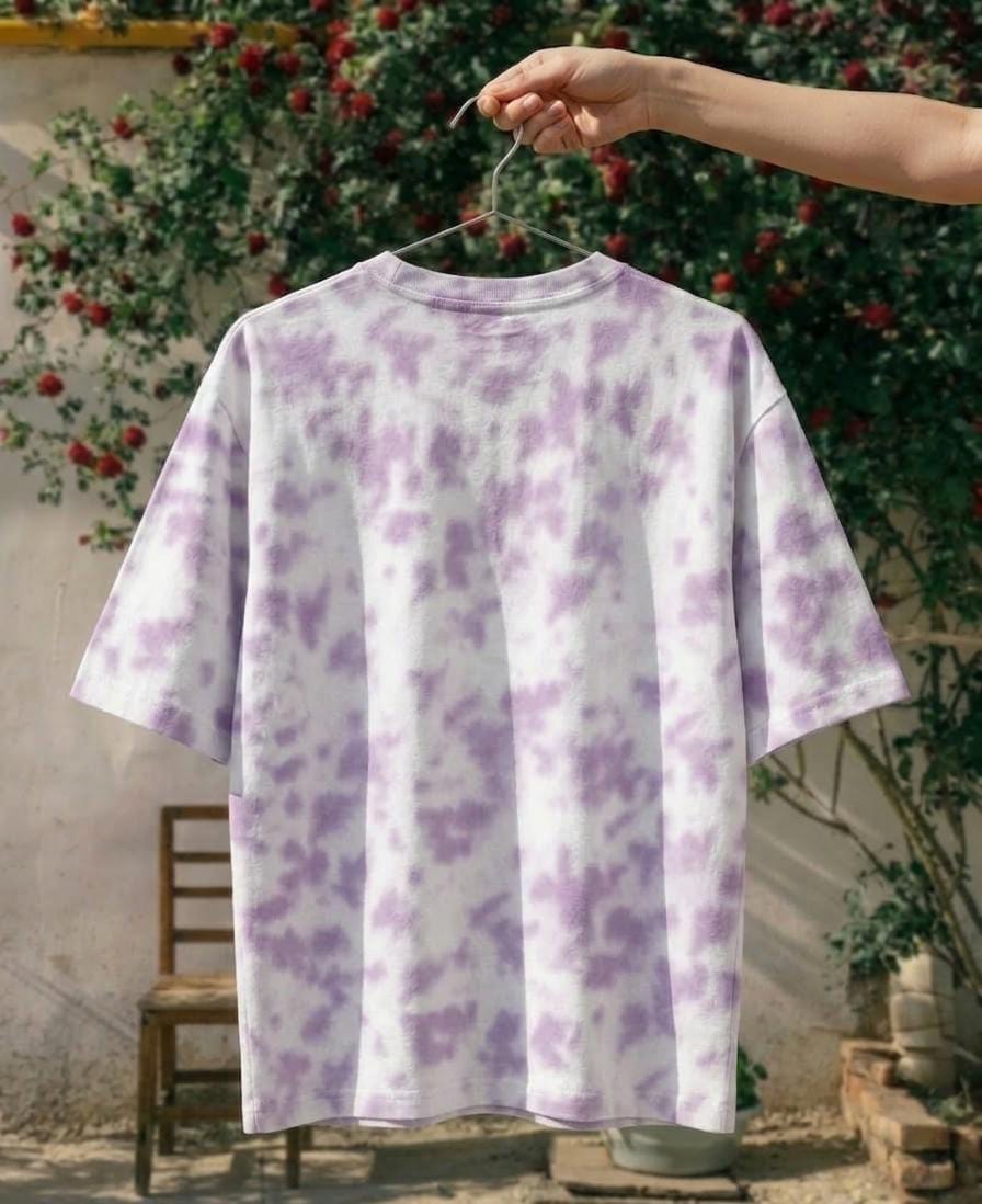 Dream Nebula-Unisex Tie Dye Oversized T-Shirt