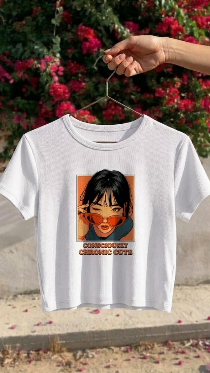 Cute Chaos Core- Baby Tee